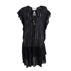Jessica Simpson Women's Ruffled Tunic Swim Top Cover-Up
